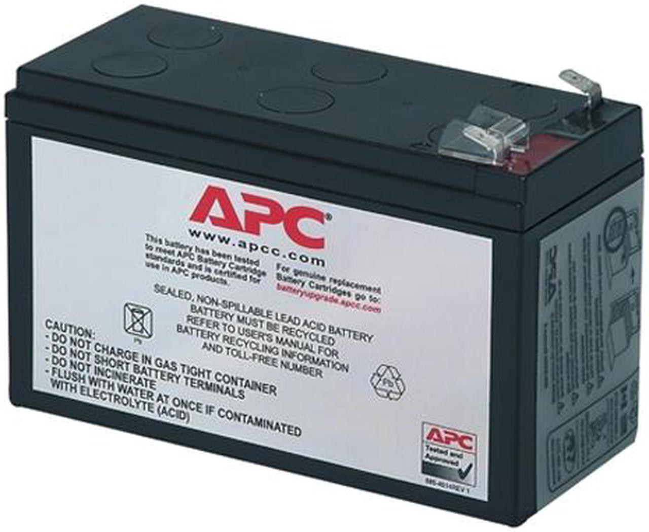 APC Replacement Battery Cartridge, VRLA battery, 9Ah, 12VDC (RBC17)