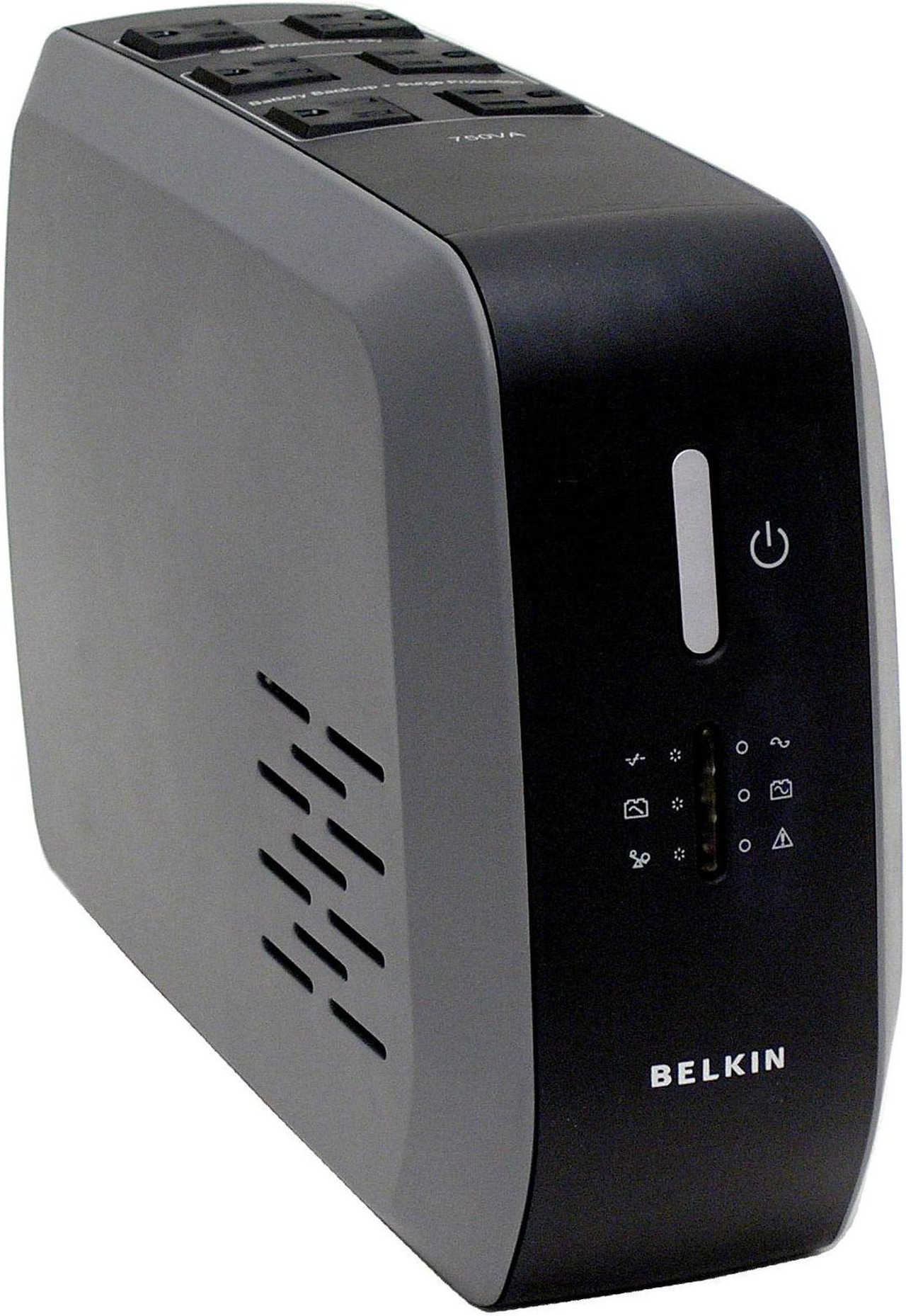 BELKIN F6B750-AVR Battery Backup with Broadband Surge Protection ...