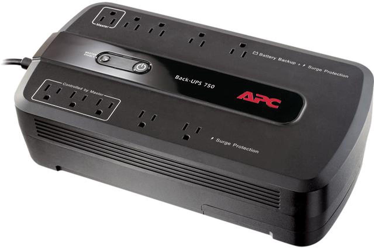 Main image of APC BE750G Back-UPS 750 VA 10-outlet Uninterruptible Power Supply (UPS) (Replaced by BE850M2)