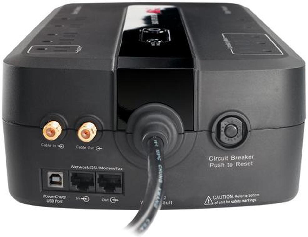 Alt view image 5 of 5 - APC BE750G Back-UPS 750 VA 10-outlet Uninterruptible Power Supply (UPS) (Replaced by BE850M2)