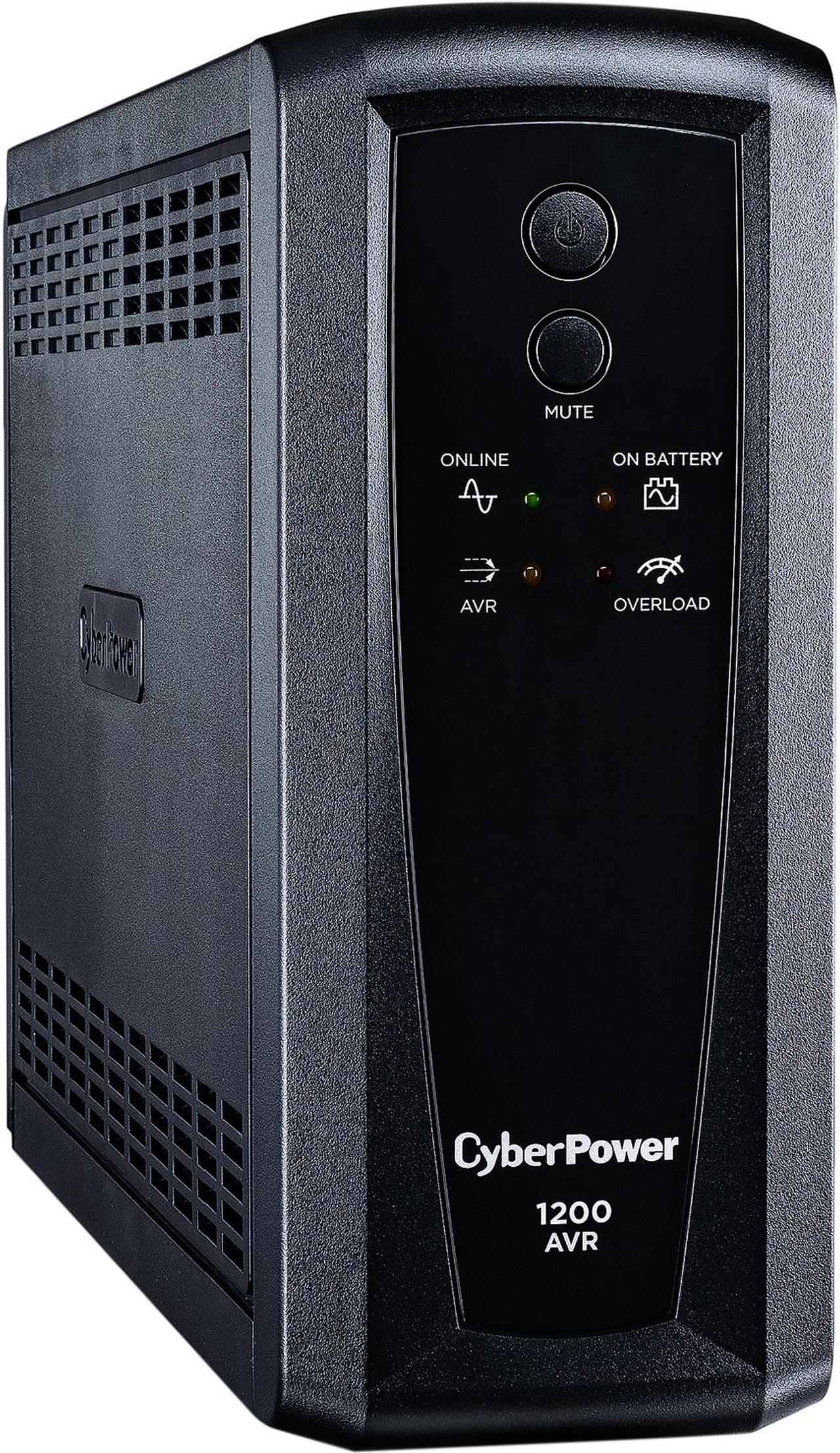 CyberPower CP1200AVR 1200VA 720W 8 Outlets UPS