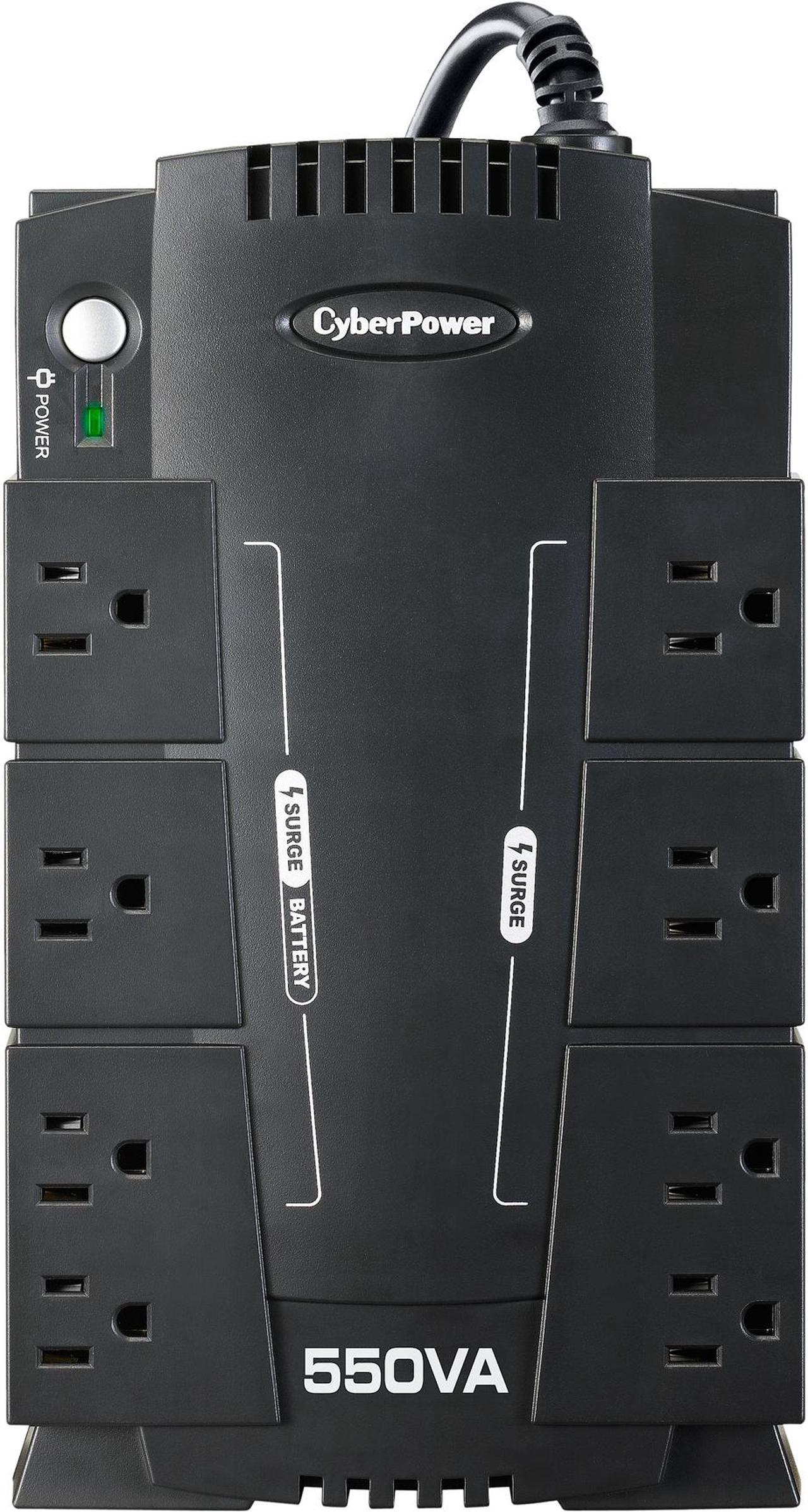 CyberPower Standby Series CP550SLG 550 VA 330 Watts 8 Outlets UPS