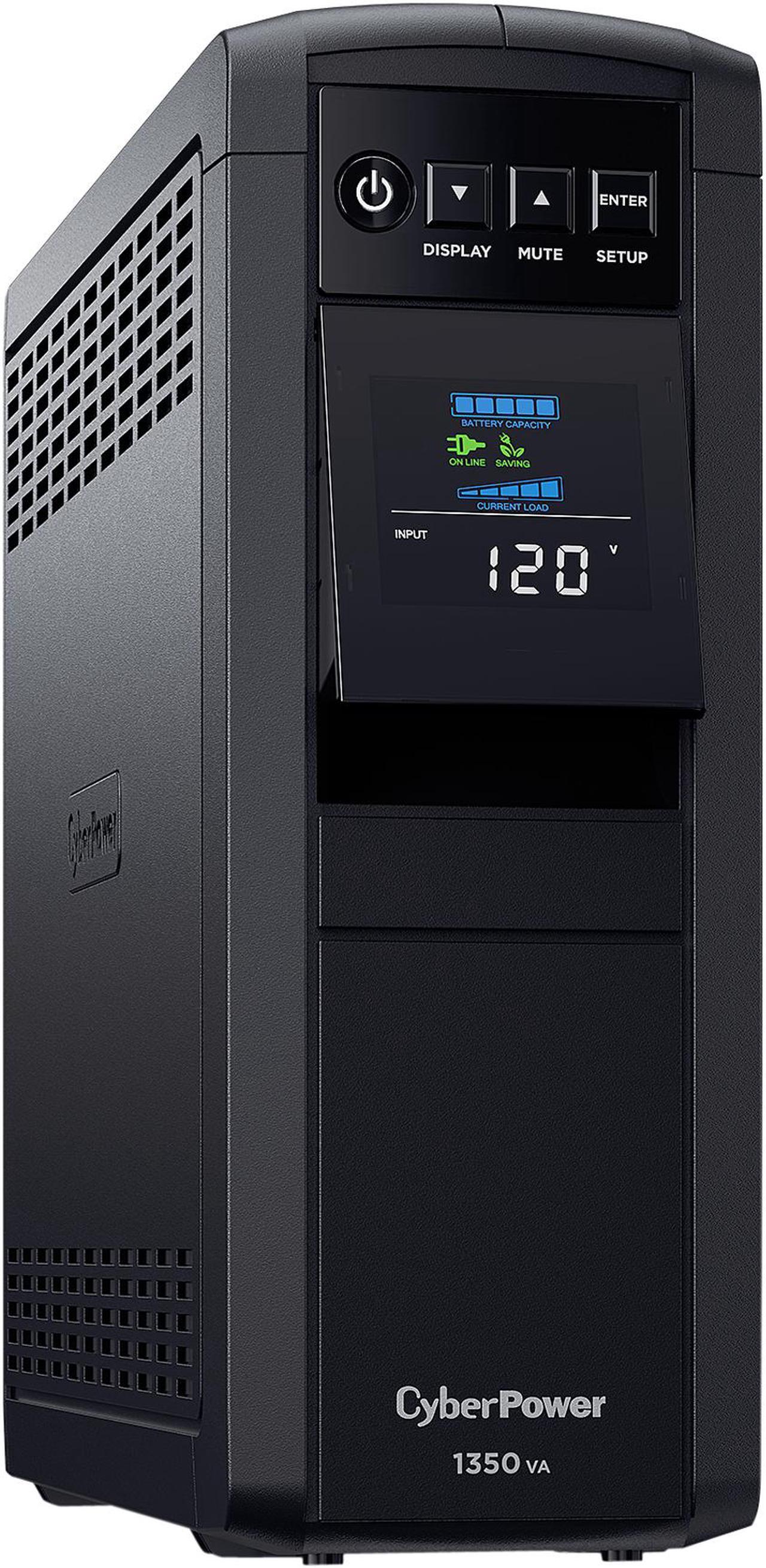 CyberPower CP1350PFCLCD 1350 VA / 880 Watts PFC Pure Sine Wave UPS