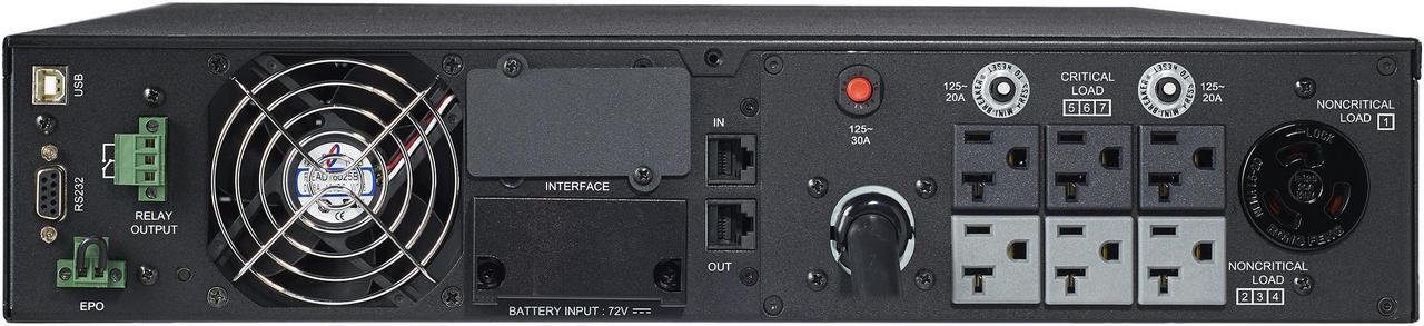 Alt view image 4 of 7 - CyberPower Smart App Online OL3000RTXL2U 3000VA 100-125V Pure Sine Wave LCD Rack/Tower UPS