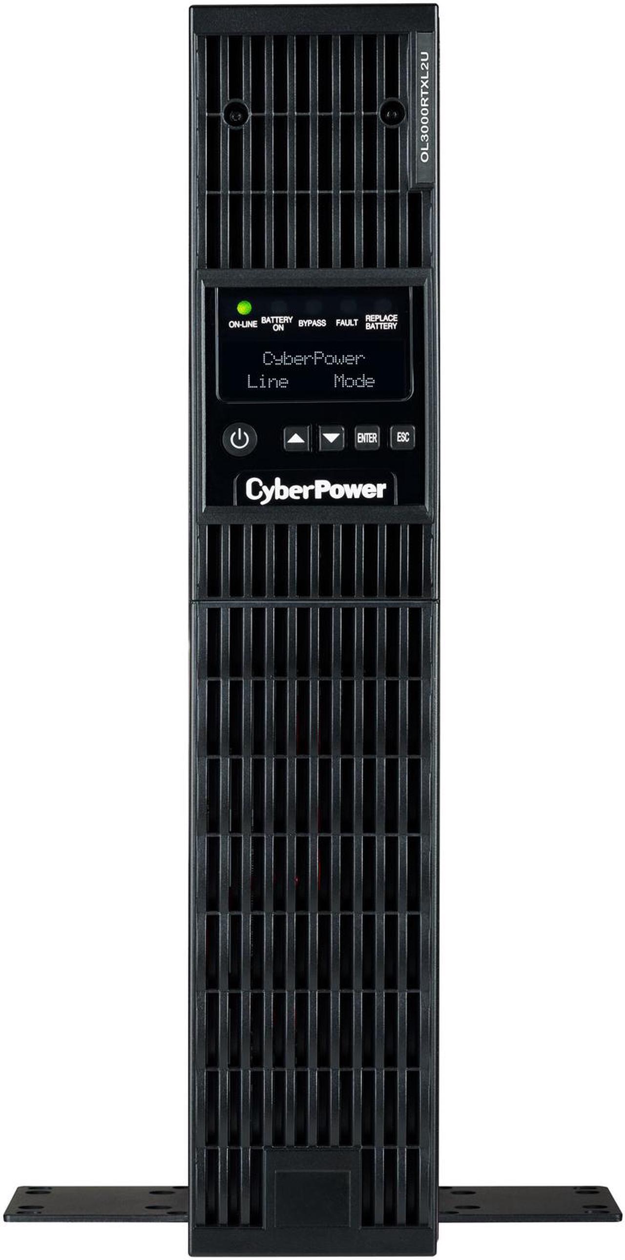 Alt view image 6 of 7 - CyberPower Smart App Online OL3000RTXL2U 3000VA 100-125V Pure Sine Wave LCD Rack/Tower UPS