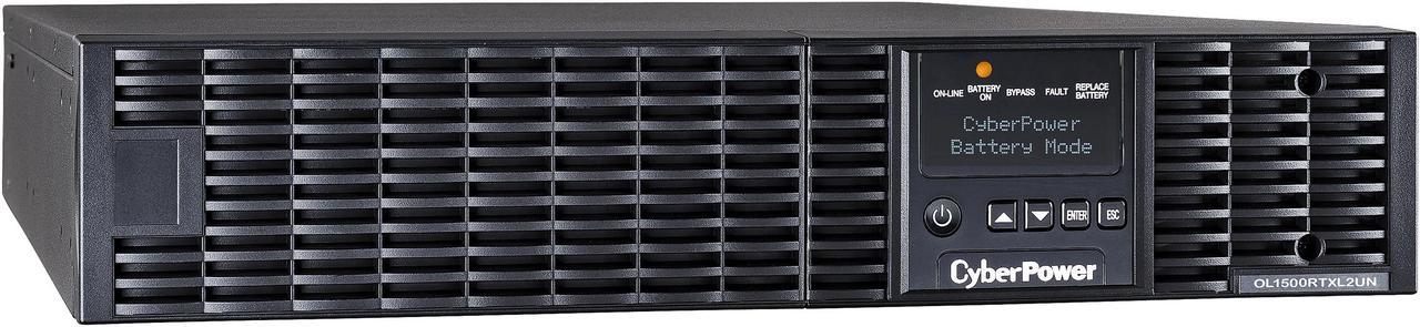 CyberPower Smart App Online OL1500RTXL2U 1500VA 100-125V Pure Sine Wave LCD Rack/Tower UPS