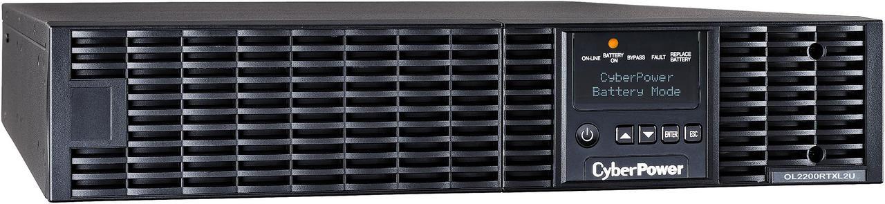 CyberPower Smart App Online OL2200RTXL2U 2200VA 100-125V Pure Sine Wave LCD Rack/Tower UPS