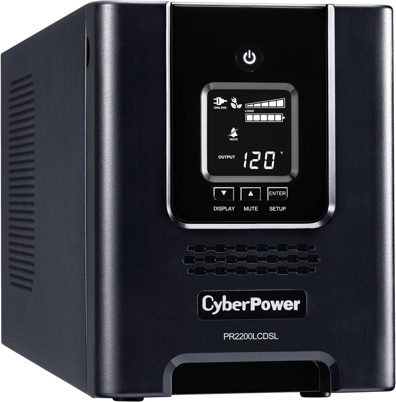 CyberPower Smart App Sinewave PR2200LCDSL 2070 VA 1980W 7 Outlets UPS