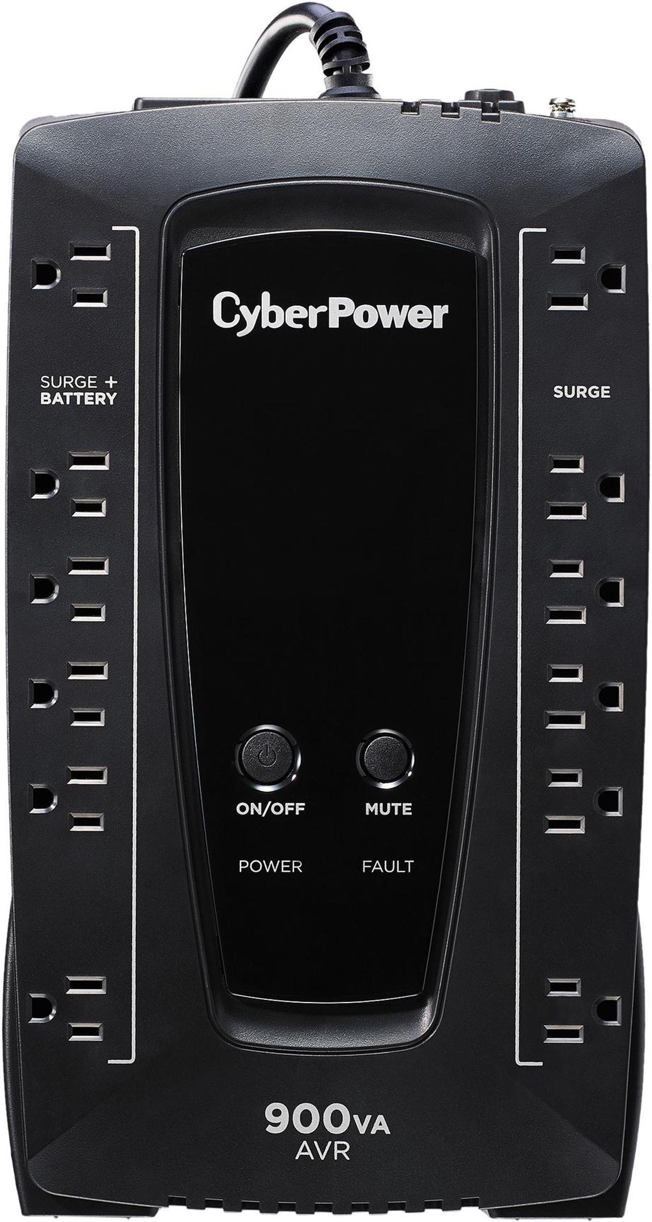 CyberPower AVRG900U 900 VA 480 Watts 12 Outlets Compact UPS w/ Automatic Voltage Regulation