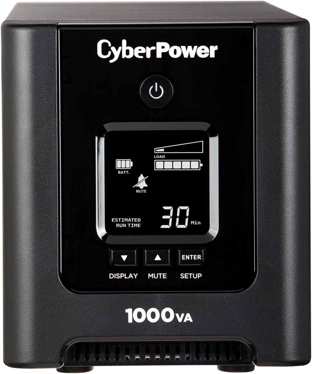 Alt view image 3 of 4 - CyberPower PFC Sinewave Series OR1000PFCLCD 1000 VA 700 Watts 8 Outlets UPS