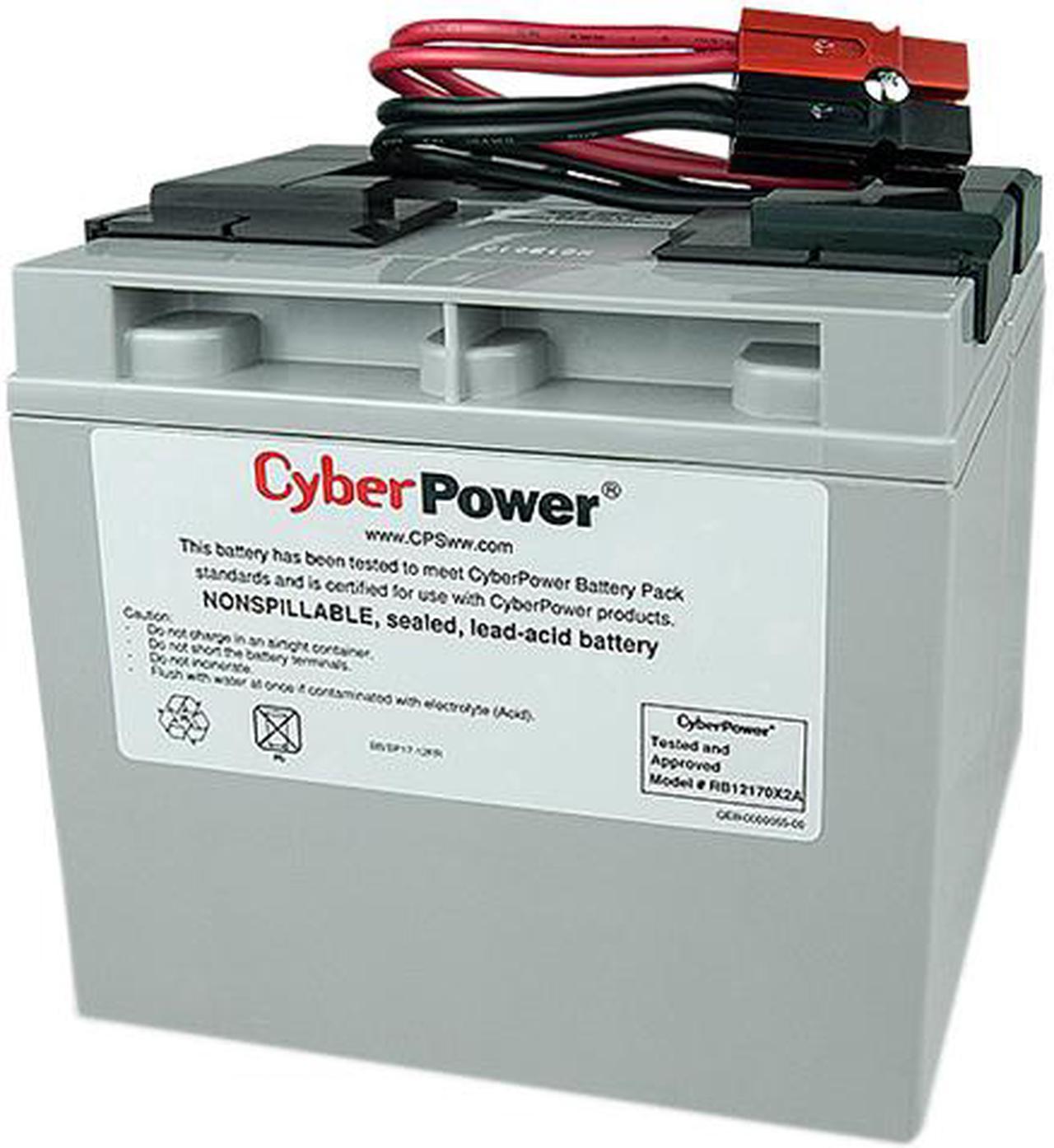 CyberPower RB12170X2A UPS Replacement Battery for PR1500LCD