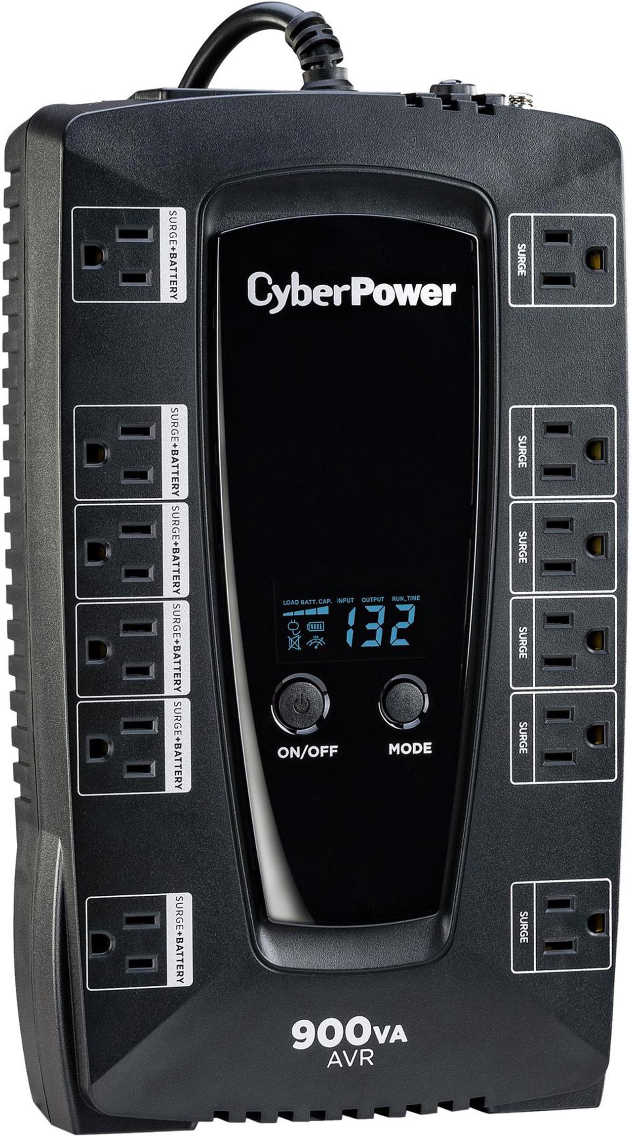 CyberPower Intelligent LCD Series AVRG900LCD 900VA 480W UPS