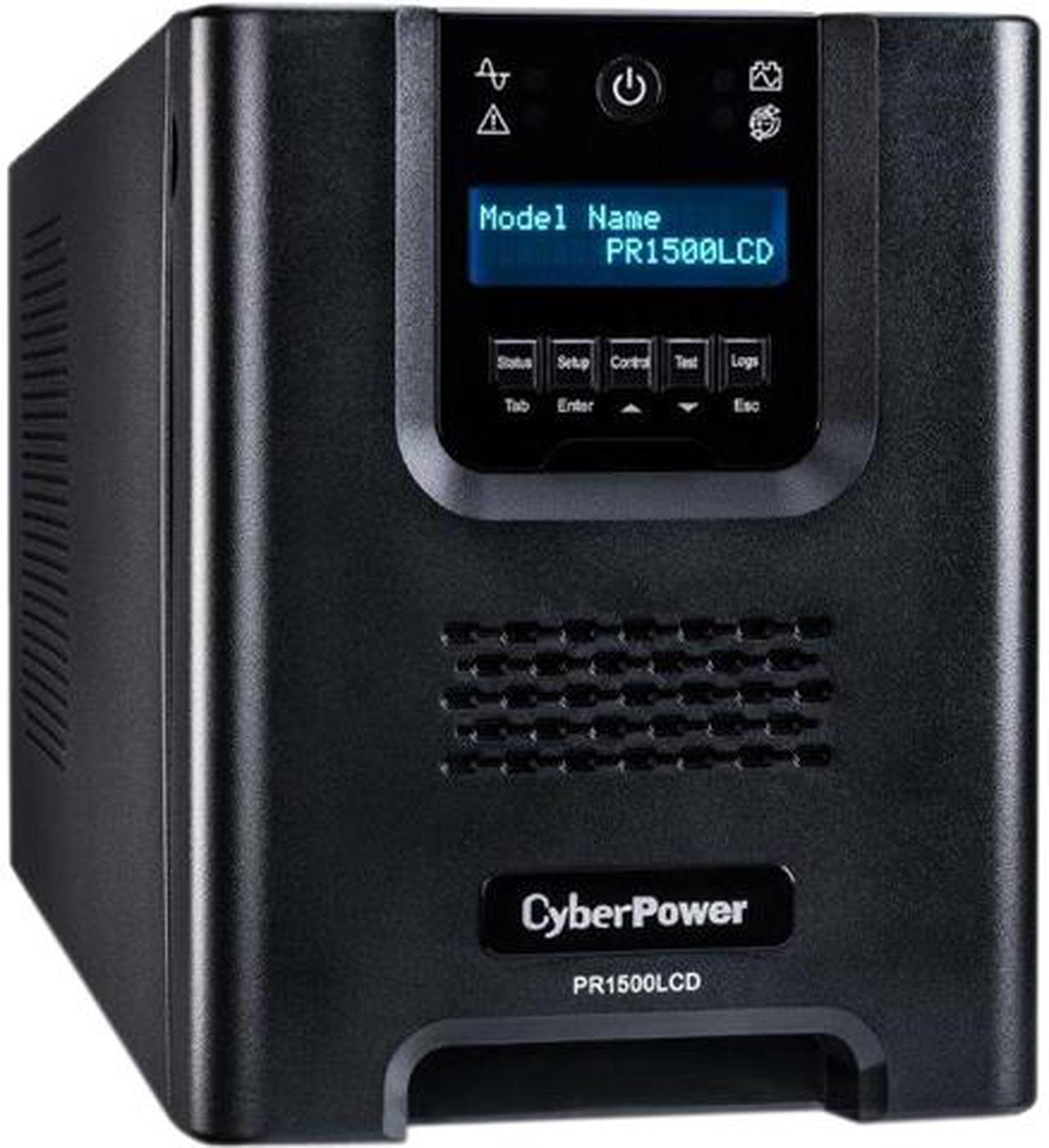 CyberPower Smart App Sinewave PR1500LCDN 1500 VA 1500 W 8 Outlets UPS