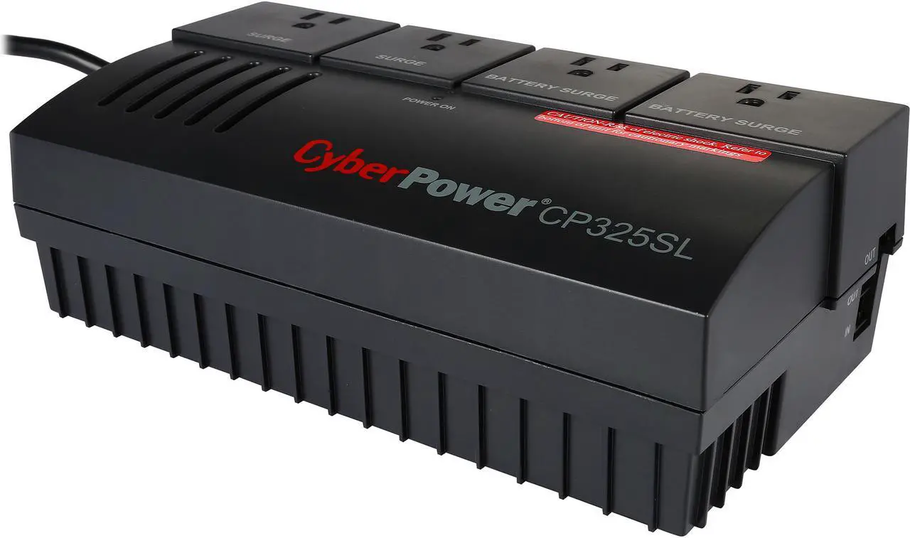Main image of CyberPower CP325SL 325 VA 185 Watts 2 battery backup / surge, 2 surge only Outlets UPS