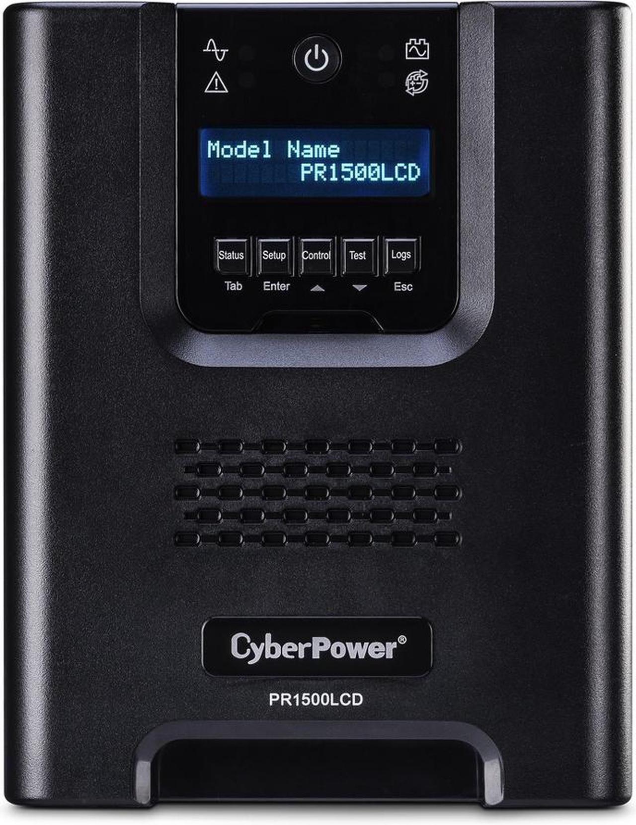 CyberPower PR1500LCD 1500 VA 1050 Watts 8 Outlets UPS