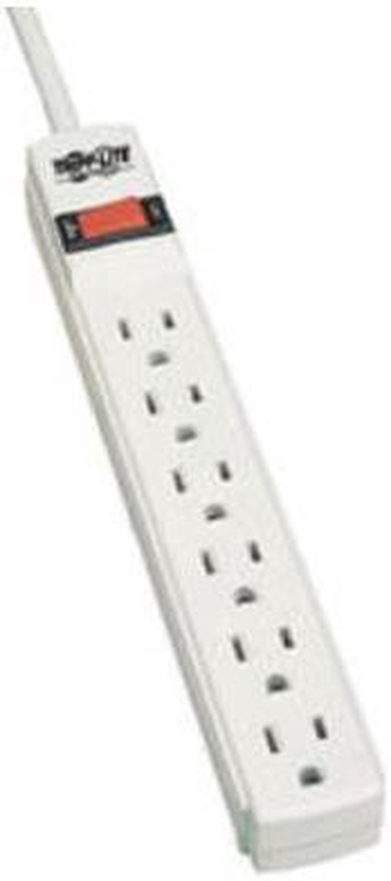 TRIPP LITE TLP602 2 feet 6 NEMA 5-15R Outlets 250 joule Protect It! Surge Suppressor