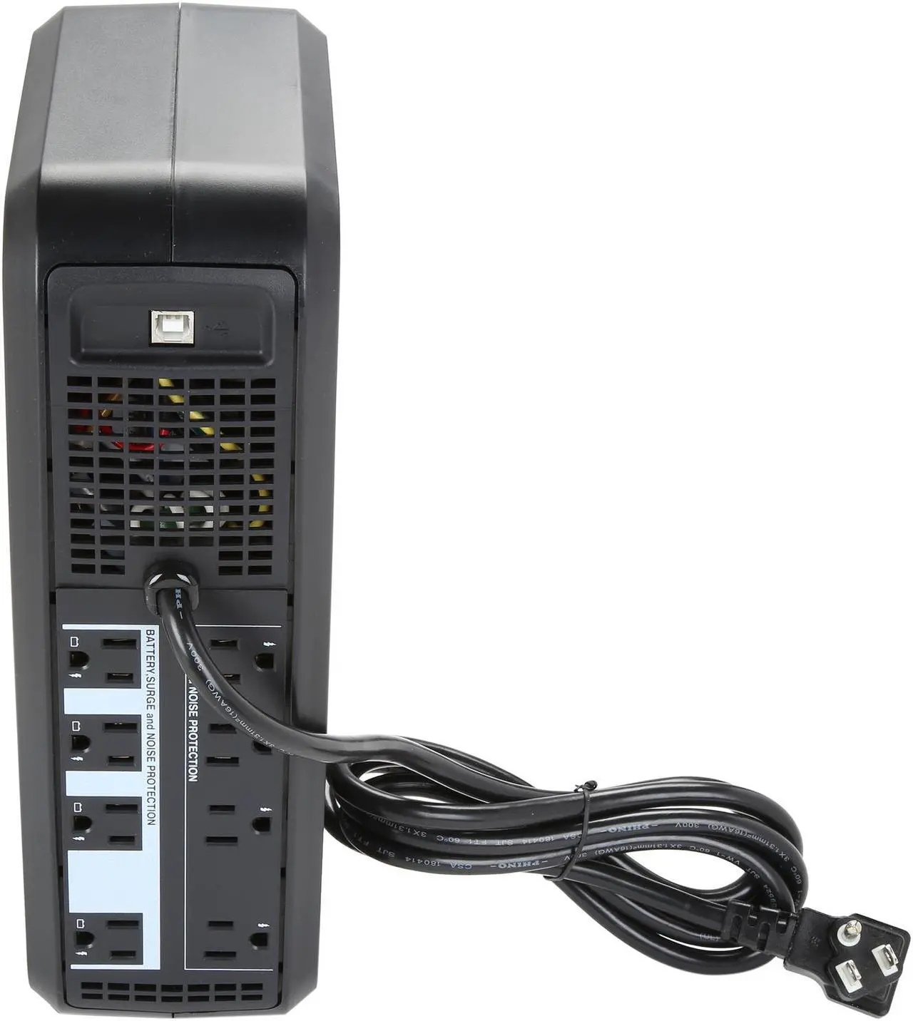 Alt view image 5 of 7 - TRIPP LITE OMNI700LCD 700 VA 420 Watts 8 Outlets Omni LCD Tower Line-Interactive 120V UPS with LCD display and USB port