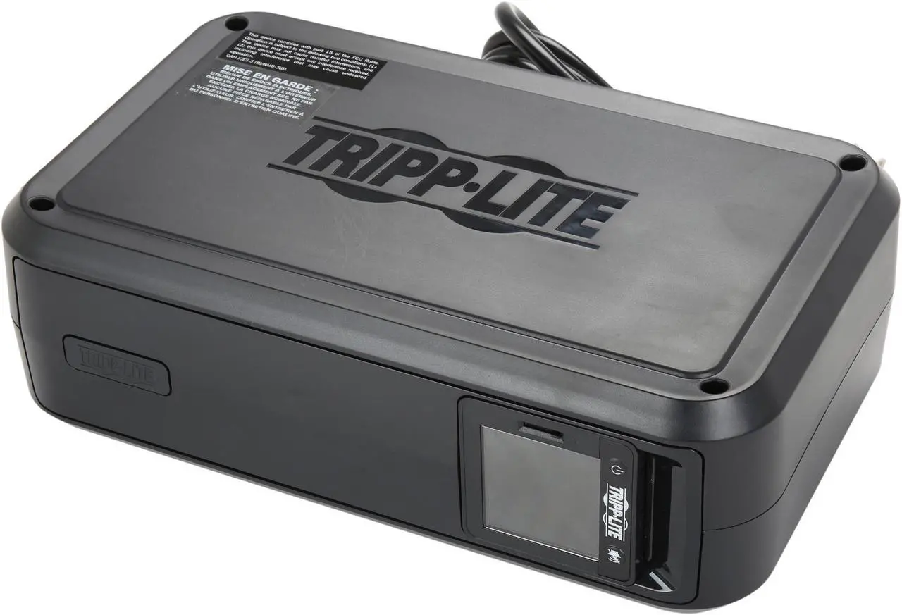 Alt view image 7 of 7 - TRIPP LITE OMNI700LCD 700 VA 420 Watts 8 Outlets Omni LCD Tower Line-Interactive 120V UPS with LCD display and USB port