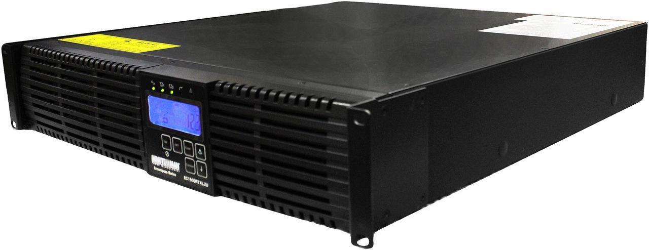 Alt view image 2 of 3 - Minuteman EC1500RTXL2U Encompass Series: high-end, true sine wave, Extended Runtime, Online UPS, rack/tower, 1500VA/1350W, 120V, power factor 0.9, (6) Controllable 5-15R Battery & Surge-protected