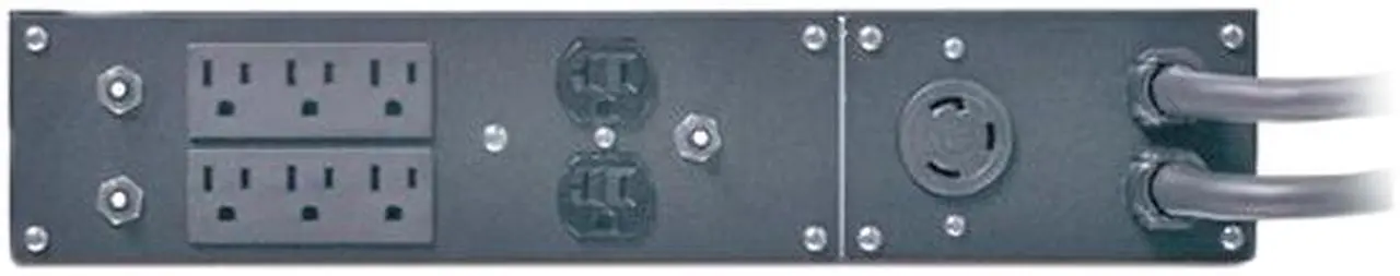 Alt view image 2 of 2 - APC SBP3000RM2U Service Bypass Panel- 100-120V; 30A; BBM; L5-30P input; (2) 5-20R (6) 5-15R output