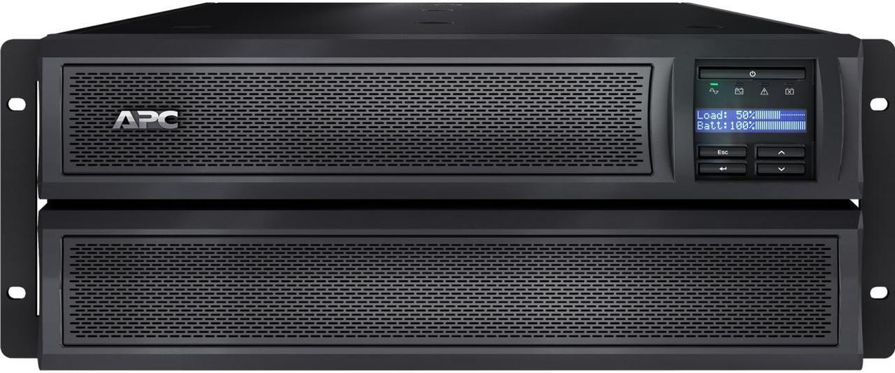 APC Smart-UPS X 3000VA, 208/230V, LCD, rackmount, 4U, 8x IEC 320 C13 & 2x IEC Jumpers & 2x IEC 320 C19 outlets