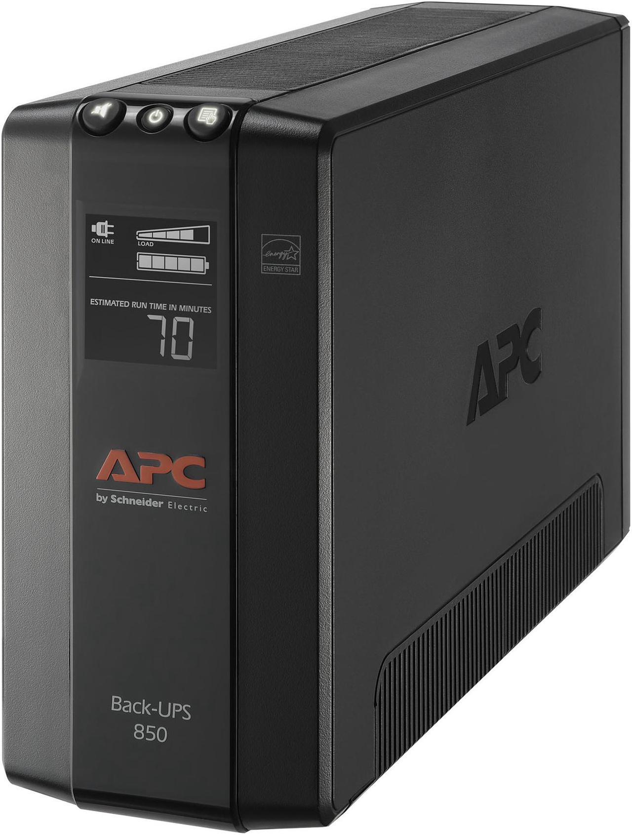 APC BX850M Back-UPS Pro 850 VA 510 Watts 8 Outlets Uninterruptible Power Supply (UPS)