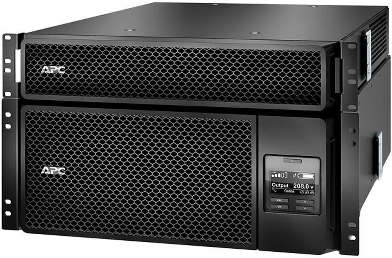 Alt view image 2 of 6 - APC Smart-UPS SRT 6000VA RM with 208V to 120V 2U Step-Down Transformer