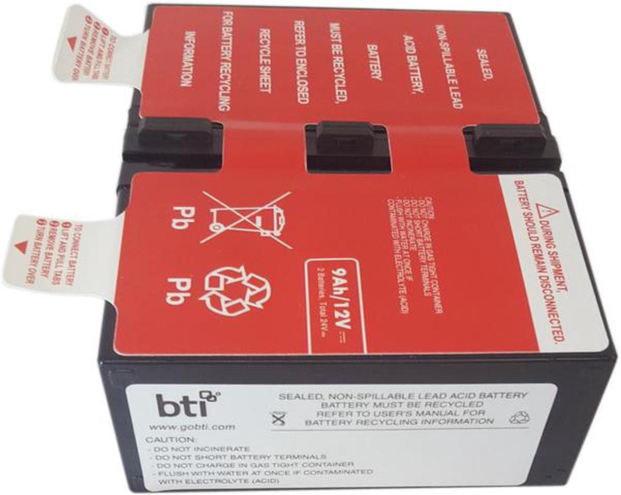 Battery Technology APCRBC124-SLA124 BR1300G Replacement Battery