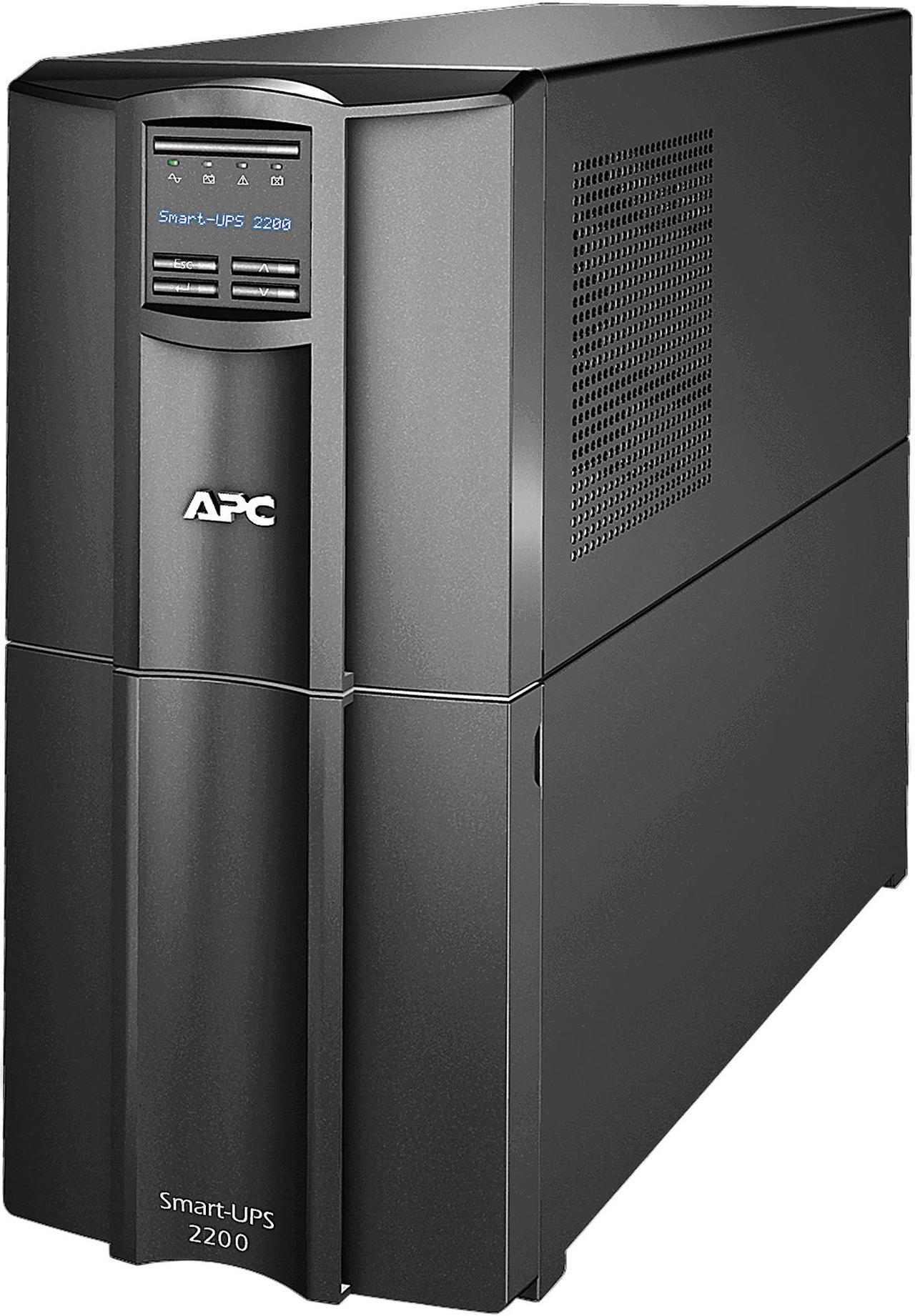 APC SMT2200C 2200VA 1980 Watts 10 Outlets Pure Sinewave Smart-UPS with SmartConnect (Replaces SMT2200)