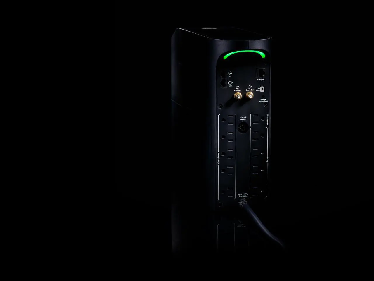 Alt view image 10 of 16 - APC Gaming UPS, 1500 VA Sine Wave UPS Battery Backup with AVR and (3) USB Charger Ports, BGM1500B, Back-UPS Pro Uninterruptible Power Supply