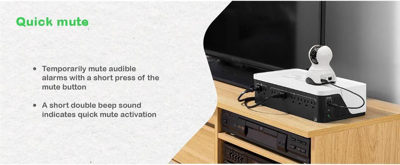 Alt view image 11 of 20 - APC BE700G3 UPSBack-UPS, 700VA/420W, Floor/Wall Mount, 120V, 6x NEMA 5-15R outlets, USB Type A + C Ports, Battery is not user replaceable - Floor/Wall Mountable - AVR - 8 Hour Recharge - 120 V Input