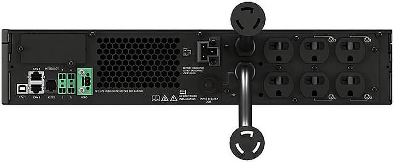 Alt view image 3 of 3 - Vertiv Liebert GXT5LI-2000LVRT2UXL GXT5 Lithium-Ion Online UPS 2000VA/1800W 120V Tower/Rack UPS- Single-phase UPS |0.9 Output Power Factor | Lowest TCO | Optional RDU101 Card| full-color LCD Interface