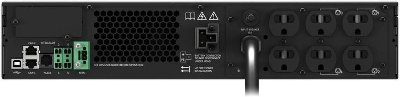 Alt view image 3 of 6 - Vertiv Liebert GXT5 Lithium-Ion N Online UPS 1500VA/1350W 120V Tower/Rack UPS  GXT5LI-1500LVRT2UXLN