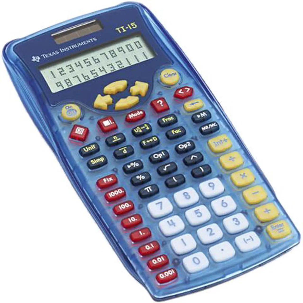 Main image of Texas Instruments TI-15 TI-15 Explorer Calculator, 10-Digit Display