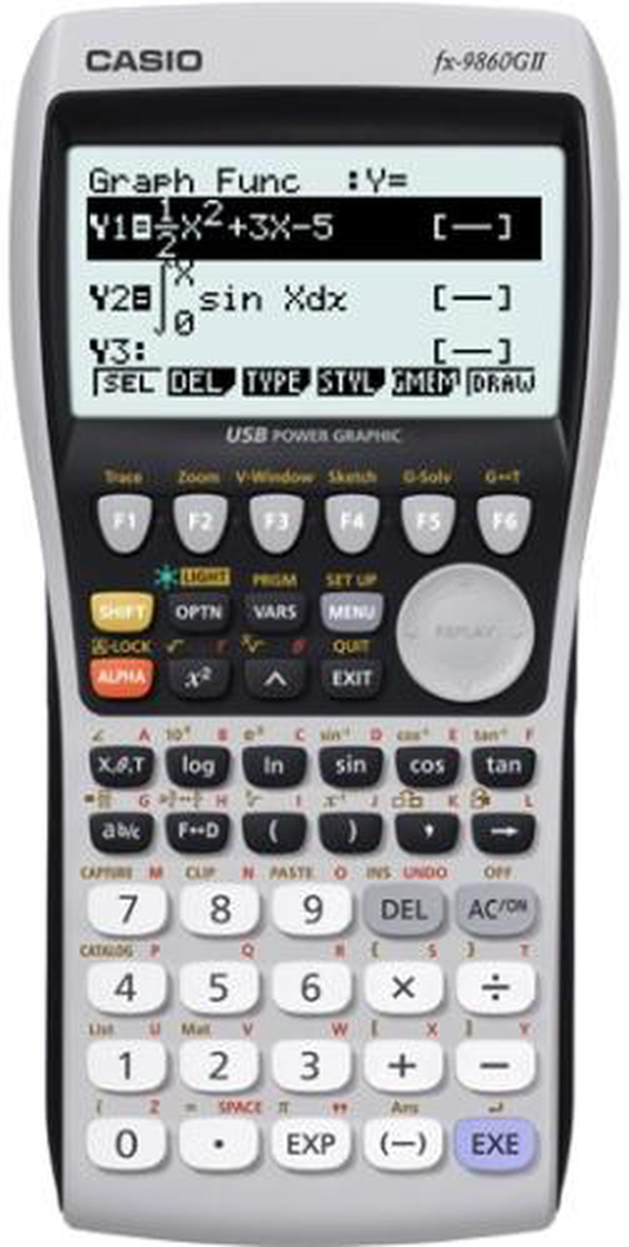 Main image of Casio FX-9860GII-L-IH Advanced Graphing Calculator