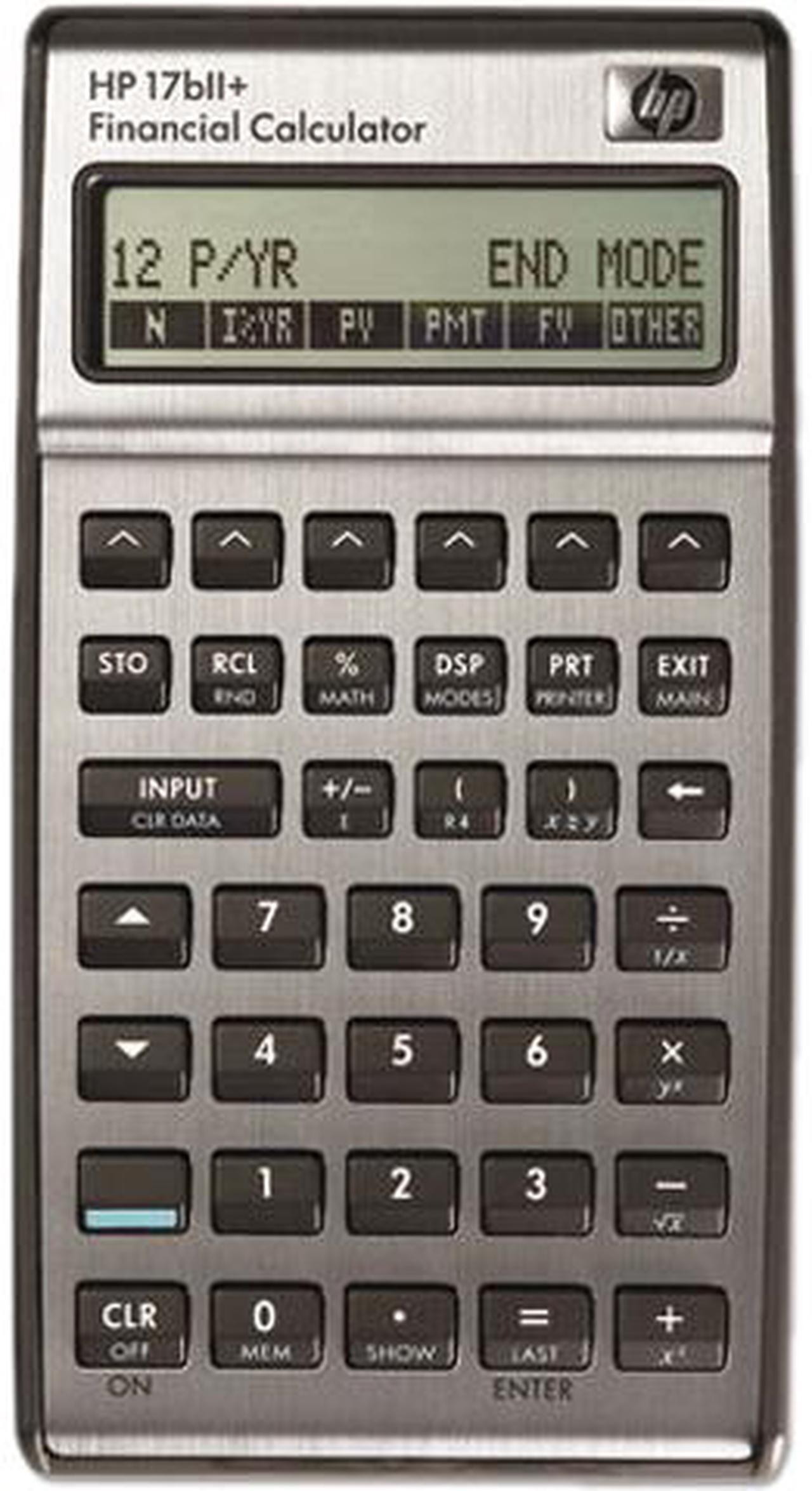 Main image of HP 17BII+ Financial Calculator, Silver
