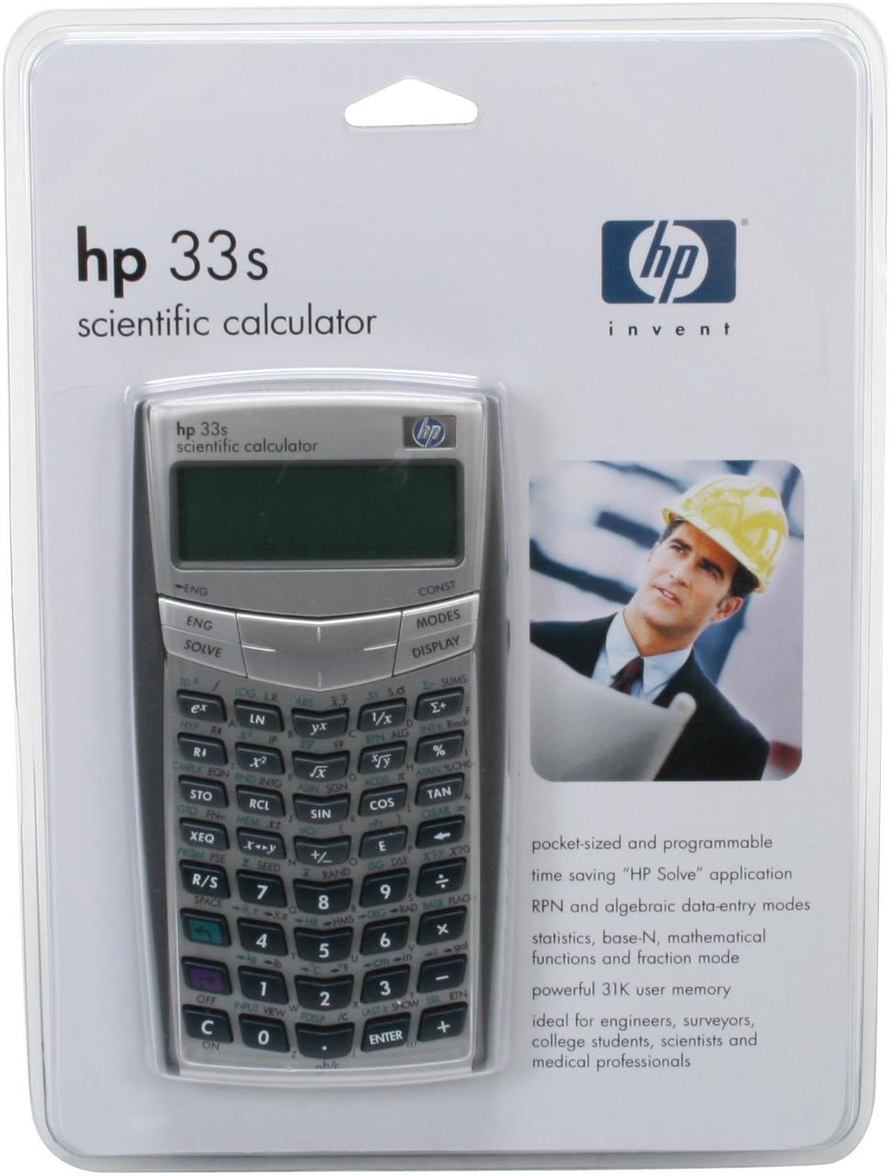Alt view image 2 of 2 - HP 33s (F2216A#ABA) Scientific Calculator