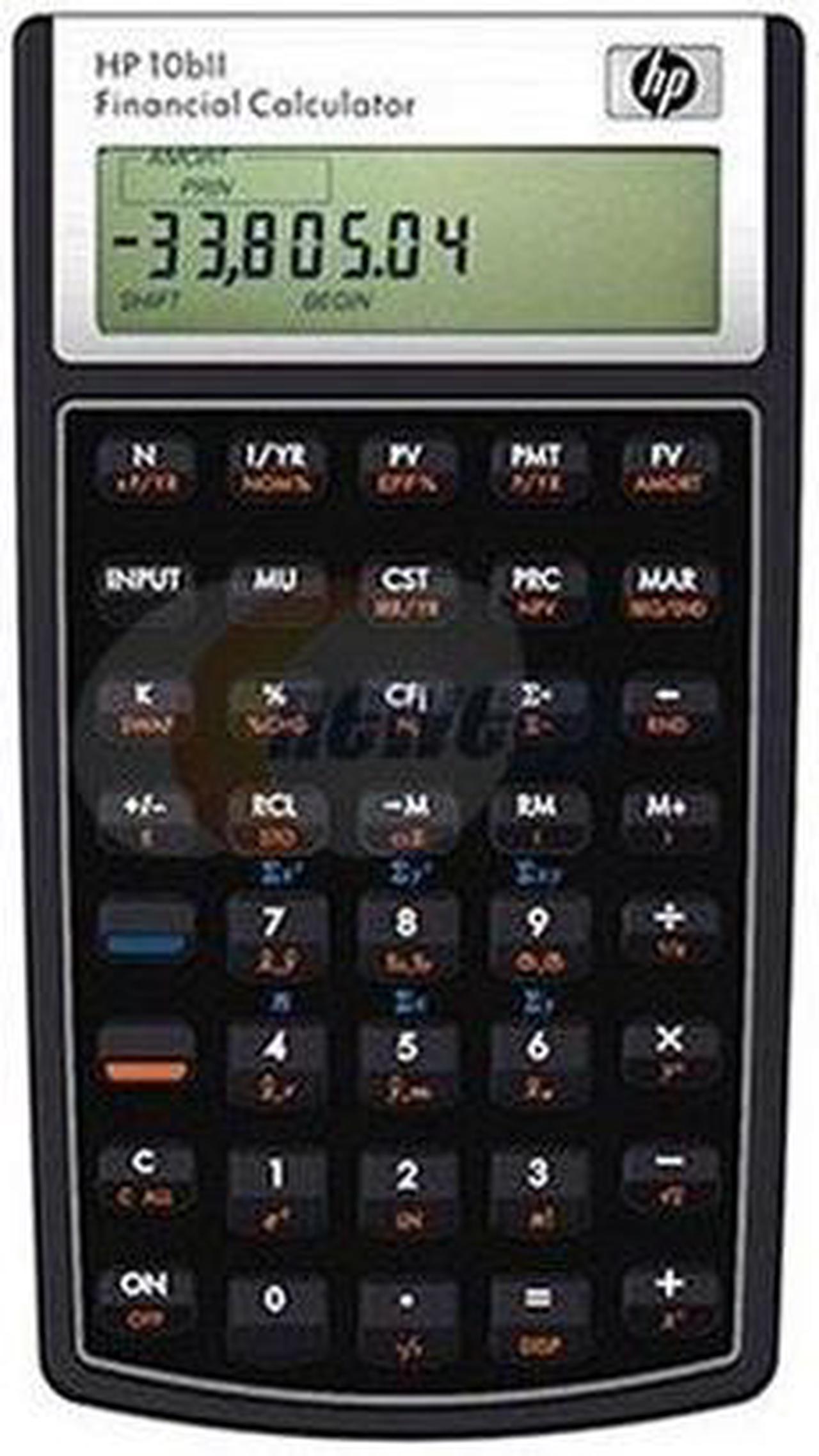 HP 10bII financial calculator