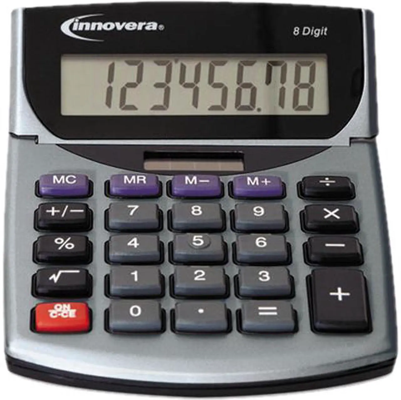 Main image of Innovera 15925 15925 Portable Minidesk Calculator, 8-Digit LCD