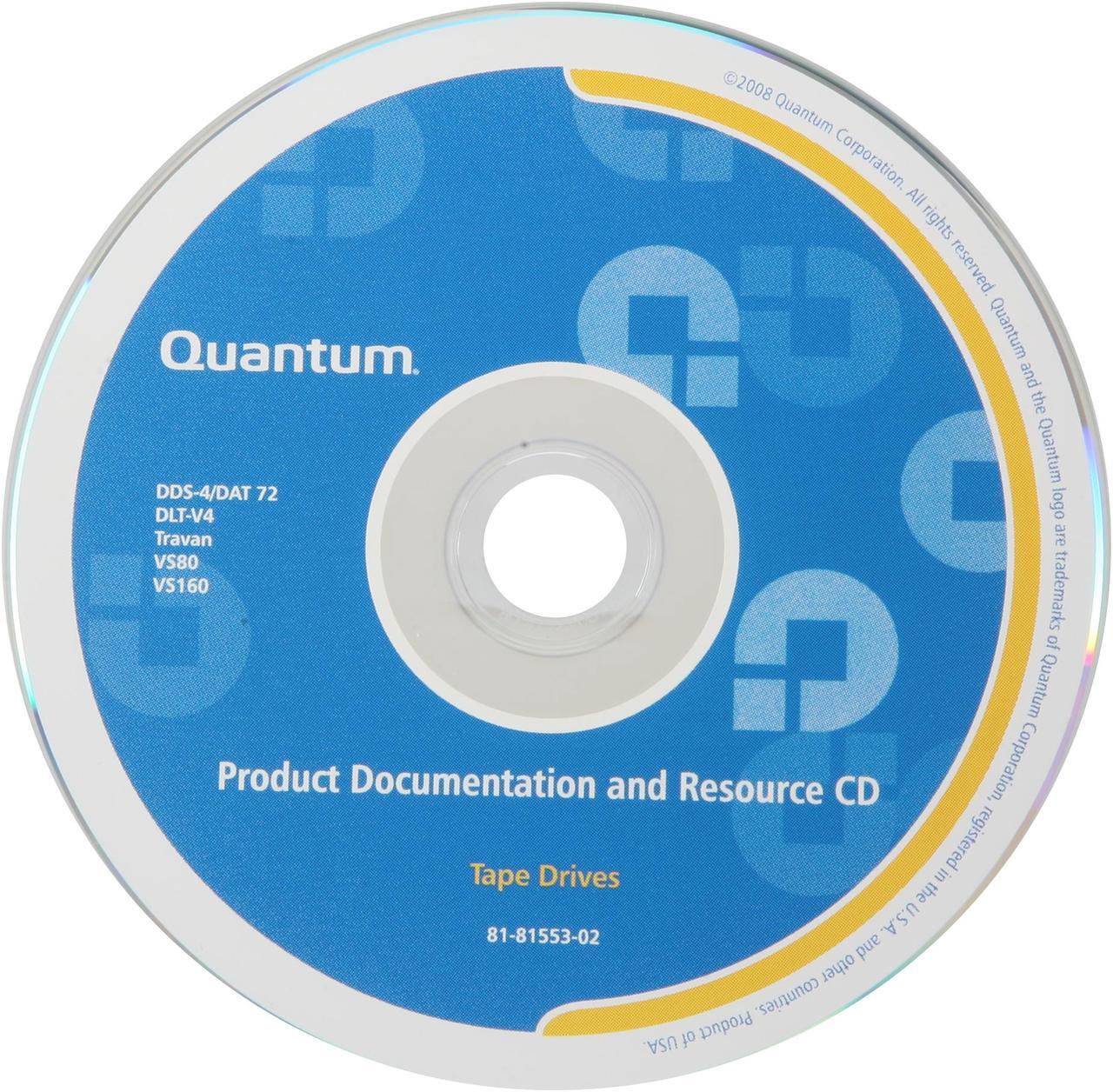 Alt view image 5 of 6 - Quantum BH2AA-BR 160GB Internal Ultra 160 SCSI Interface DLT VS160 Tape Drive