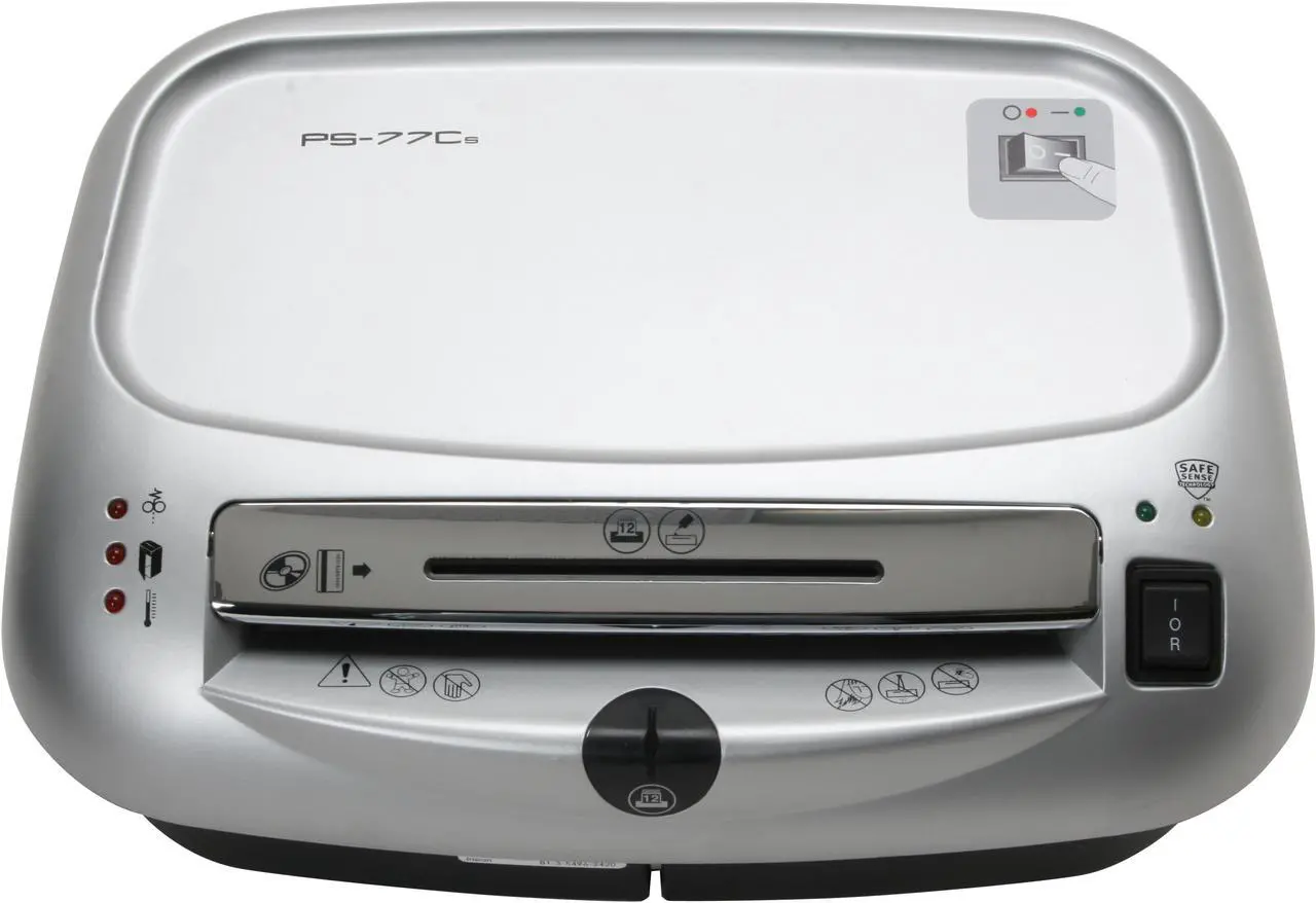 Alt view image 9 of 12 - Fellowes PS-77Cs (3217701) Shredder