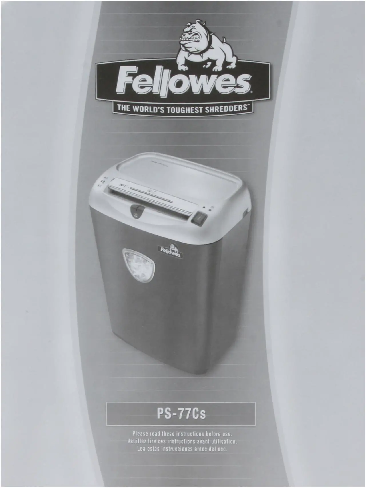 Alt view image 11 of 12 - Fellowes PS-77Cs (3217701) Shredder
