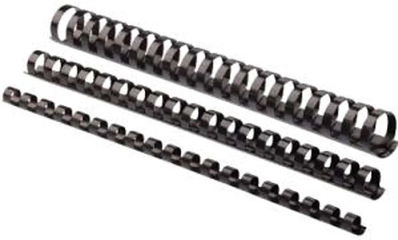 Main image of 52509 Fellowes Black 3/4" 25PK Binding Combs