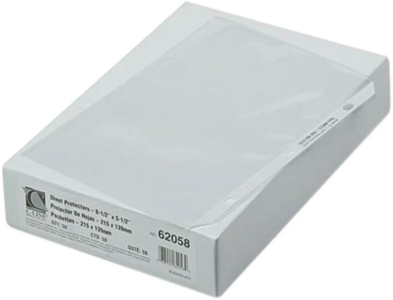Main image of C-line 62058 Top-Load Poly Sheet Protectors, Heavy Gauge, 8-1/2 x 5-1/2, 50/Box