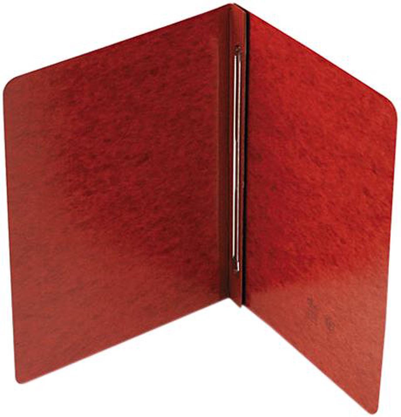 Smead 81752 Side Opening PressGuard Report Cover, Prong Fastener, Letter, Red