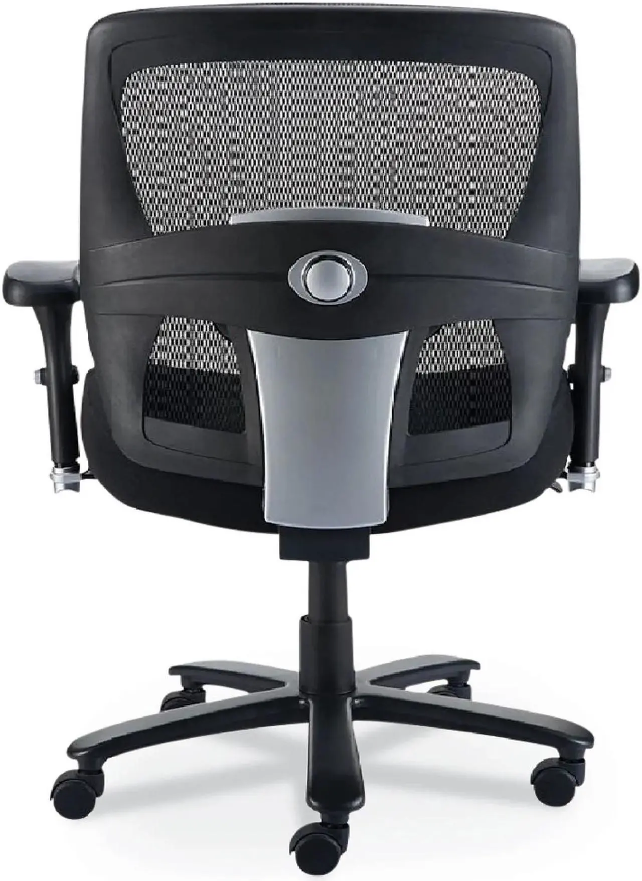 Alt view image 3 of 3 - Alera Faseny Series Big and Tall Manager Chair, Supports Up to 400 lbs, 17.48" to 21.73" Seat Height, Black ALEFN44B14