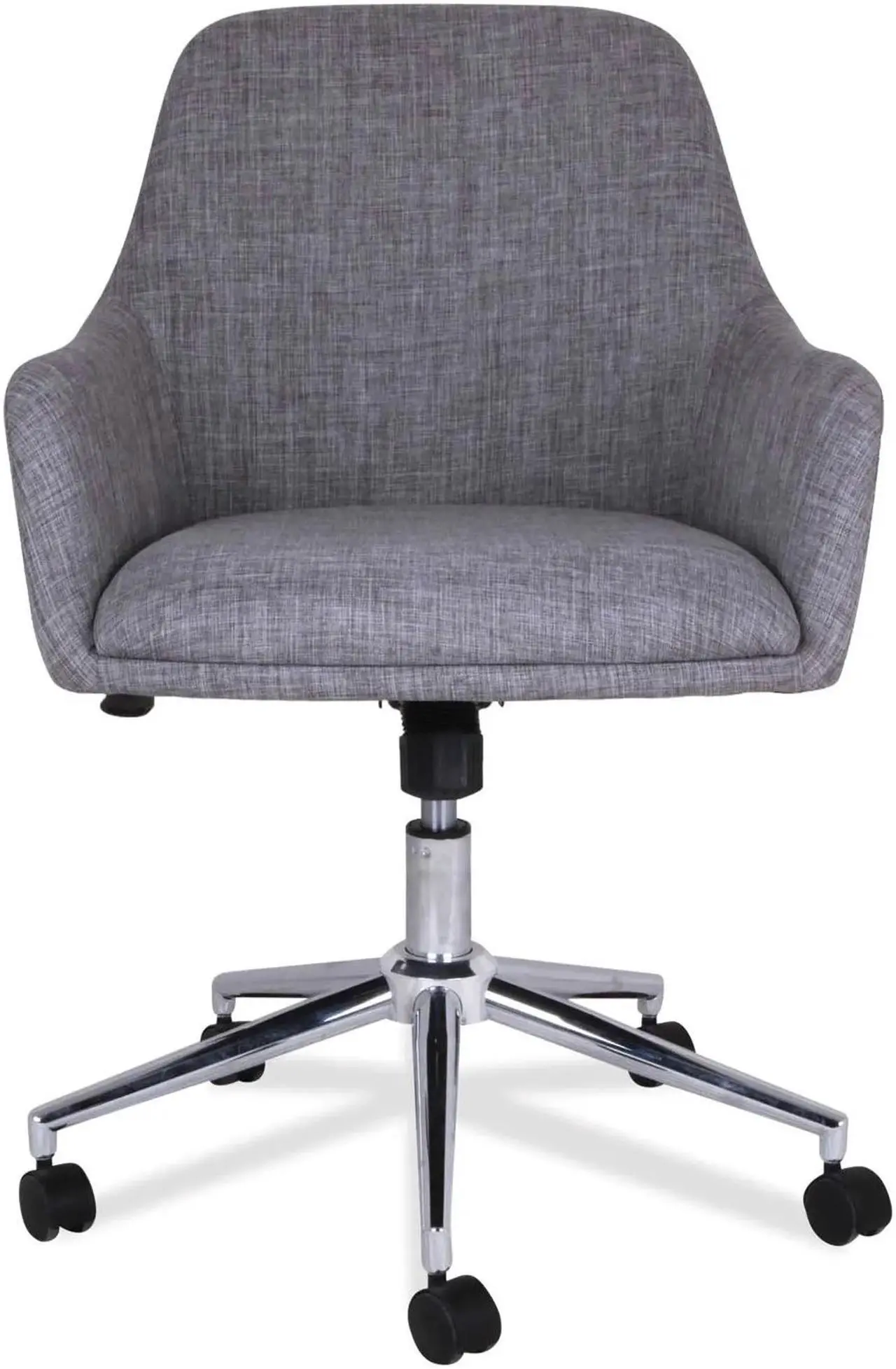 Alt view image 2 of 5 - Alera Mid-Century Task Chair - Gray ALEWS4241