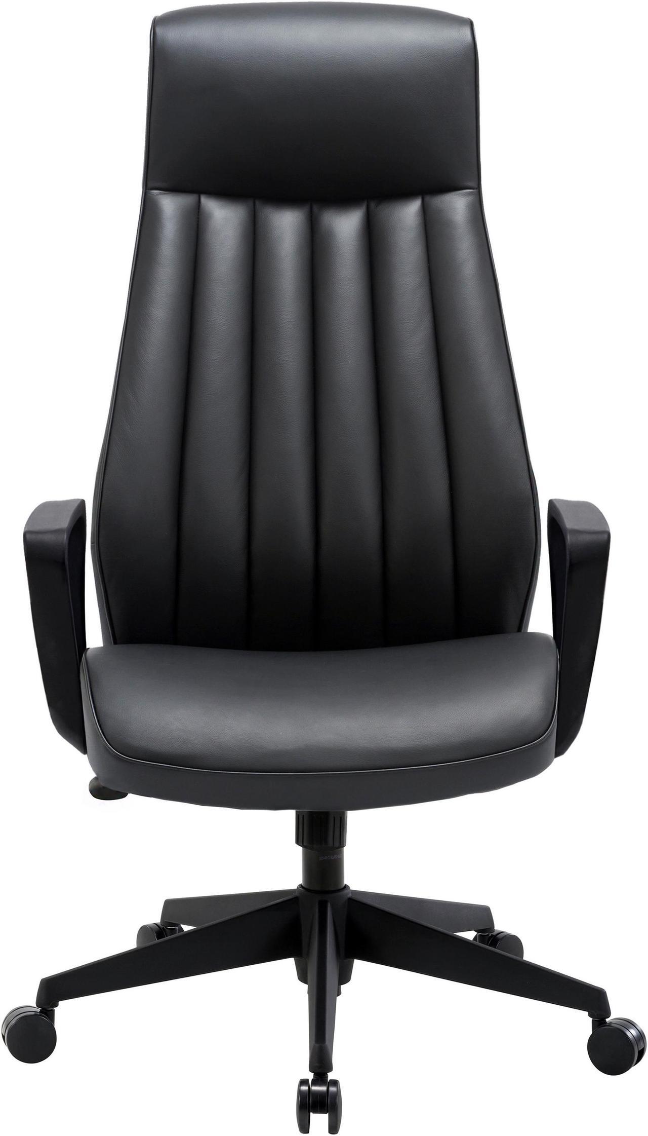 Alt view image 2 of 6 - Lorell High-Back Bonded Leather Chair 41841