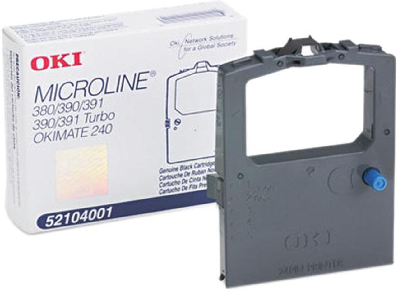Main image of Oki Data 52104001 Printer Ribbon, Nylon, 2M Yield, Black