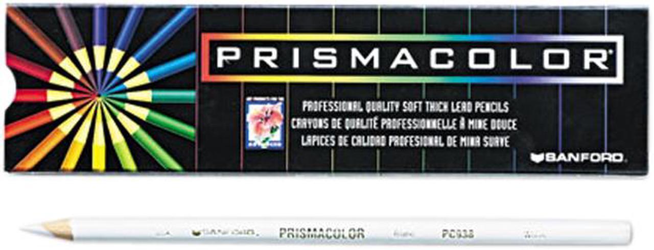 Main image of Prismacolor 3365 Premier Colored Pencil, White Lead/Barrel, Dozen